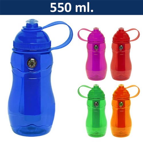 Botella Plástica Caramayola + Brújula + Enfriador M31