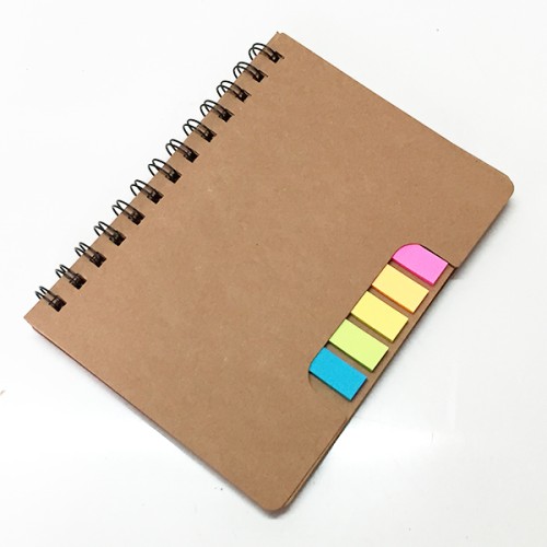 Set Cuaderno - Libreta - Memo set Tapa Cartón + Bolígrafo N20