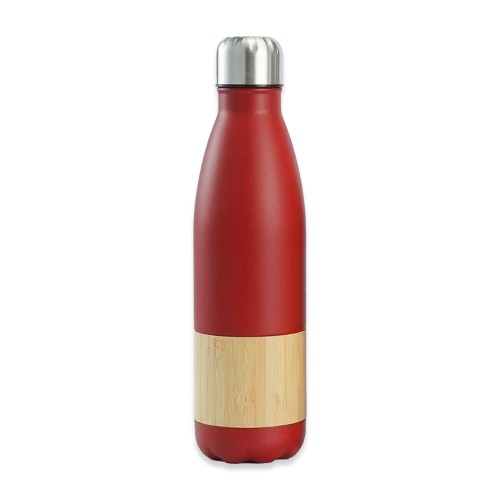 Botella Acero Inoxidable Térmico + Bamboo M201