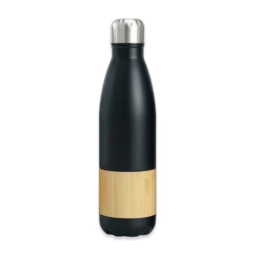 Botella Acero Inoxidable Térmico + Bamboo M201