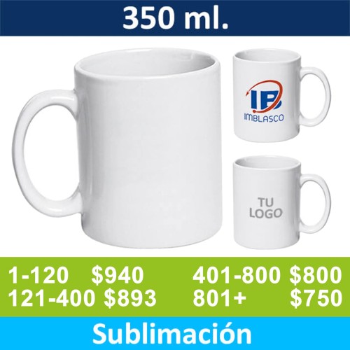 Mug Tazón Cerámica Sublimación con Caja 99223