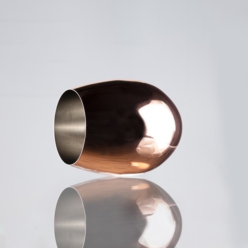 Vaso encobrizado para vino 