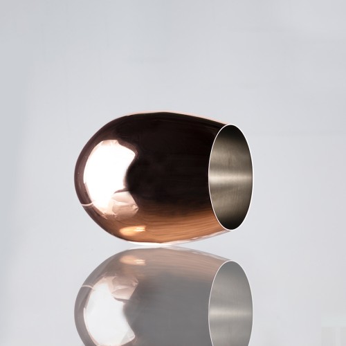 Vaso encobrizado para vino 