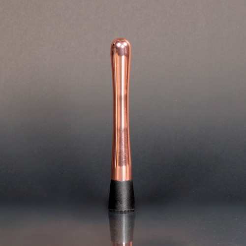 Set de cóctel 12-en-1 encobrizado, con base de Bamboo