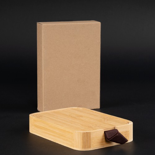 Caja organizadora de Bamboo con espejo 