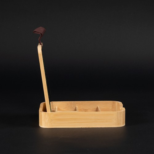 Caja organizadora de Bamboo con espejo 