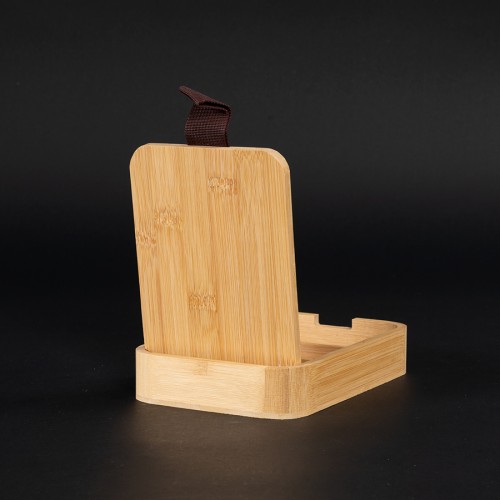 Caja organizadora de Bamboo con espejo 