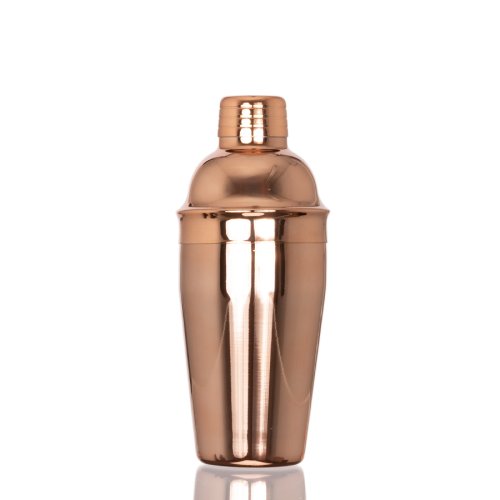 Coctelera metálica encobrizada 